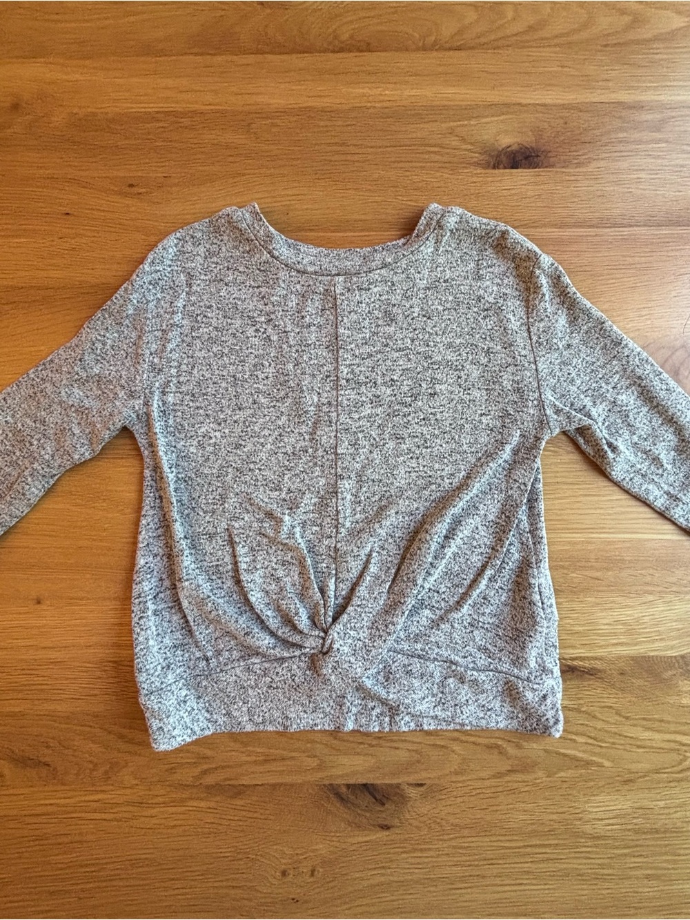 GAP Kids Grey Marled Knit Top
